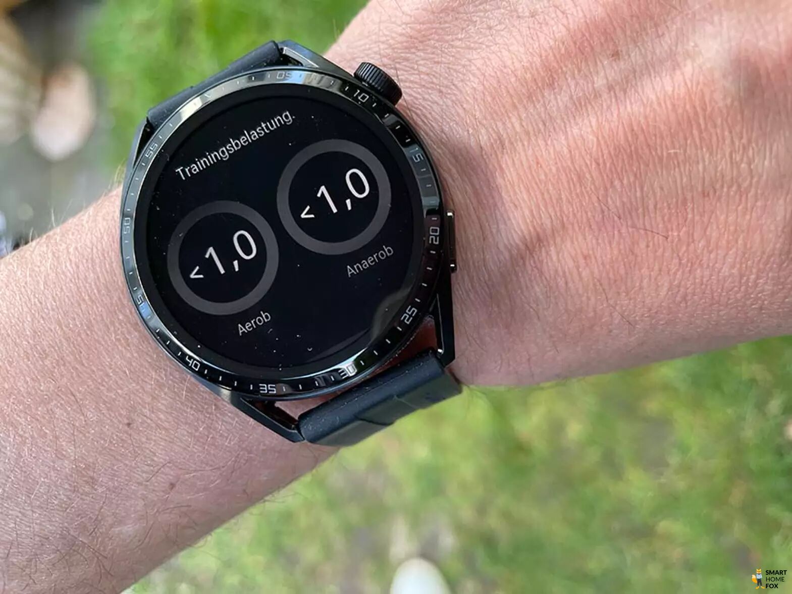 Trainingsbelastungsanzeige auf der Fitness Smartwatch